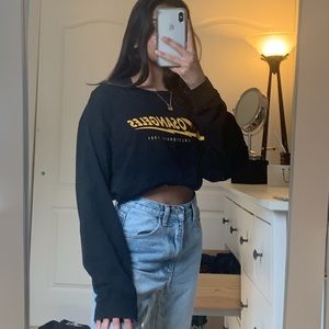 black los angeles long sleeve top